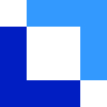 The Linkwell Health, Inc. Healthy Living Engine (HLE) logo. The logo has a blue and light blue square.